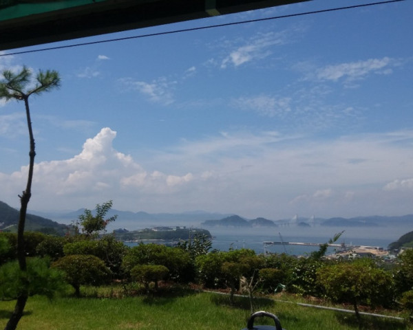 펜션에서 바라본 풍경